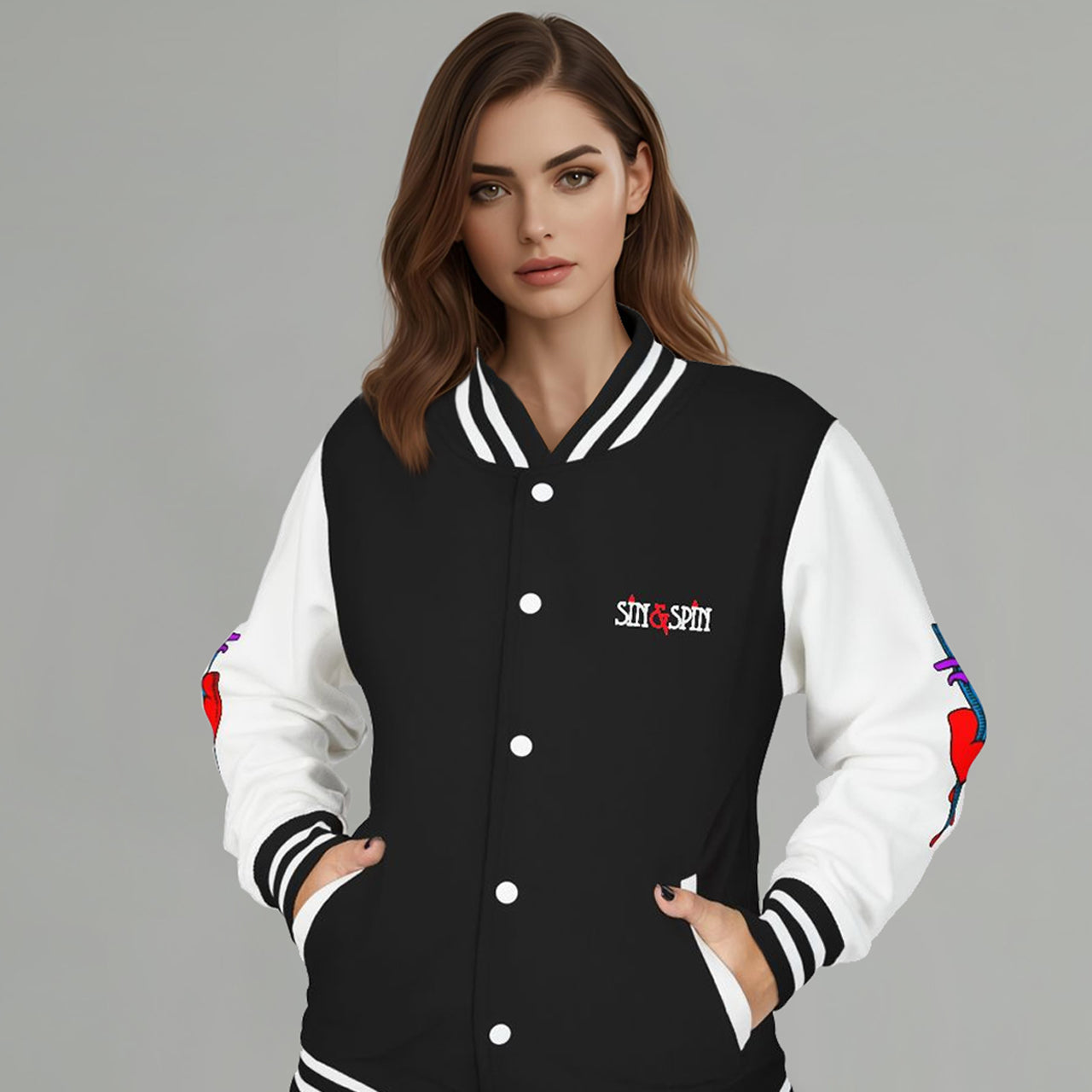 Hot as Hell Lettermann Jacket