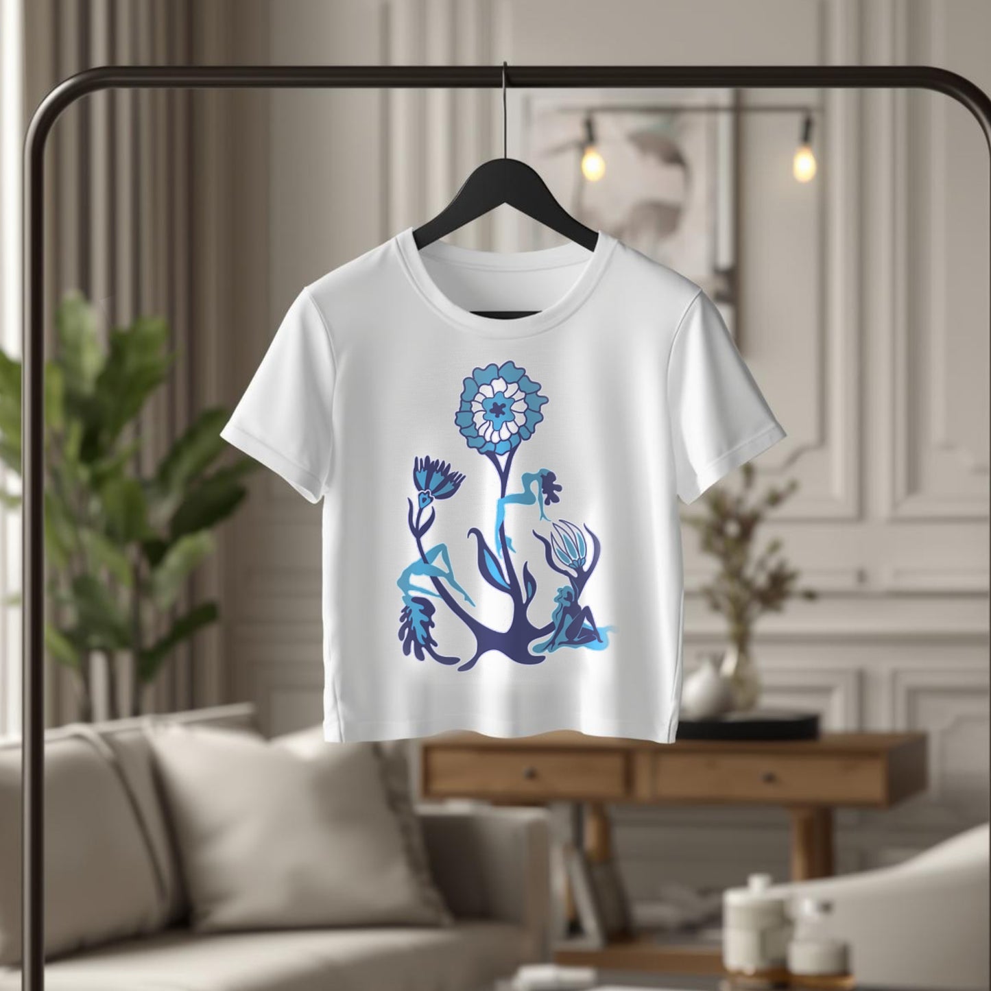 Blue Heaven Crop Tee