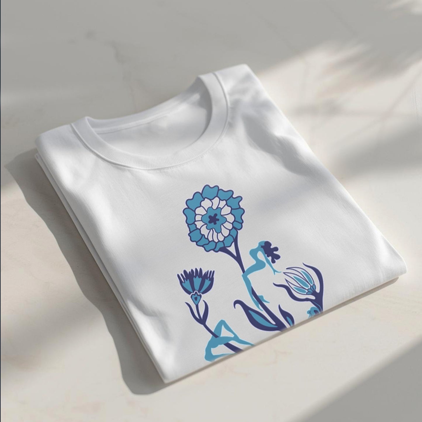 Blue Heaven Crop Tee