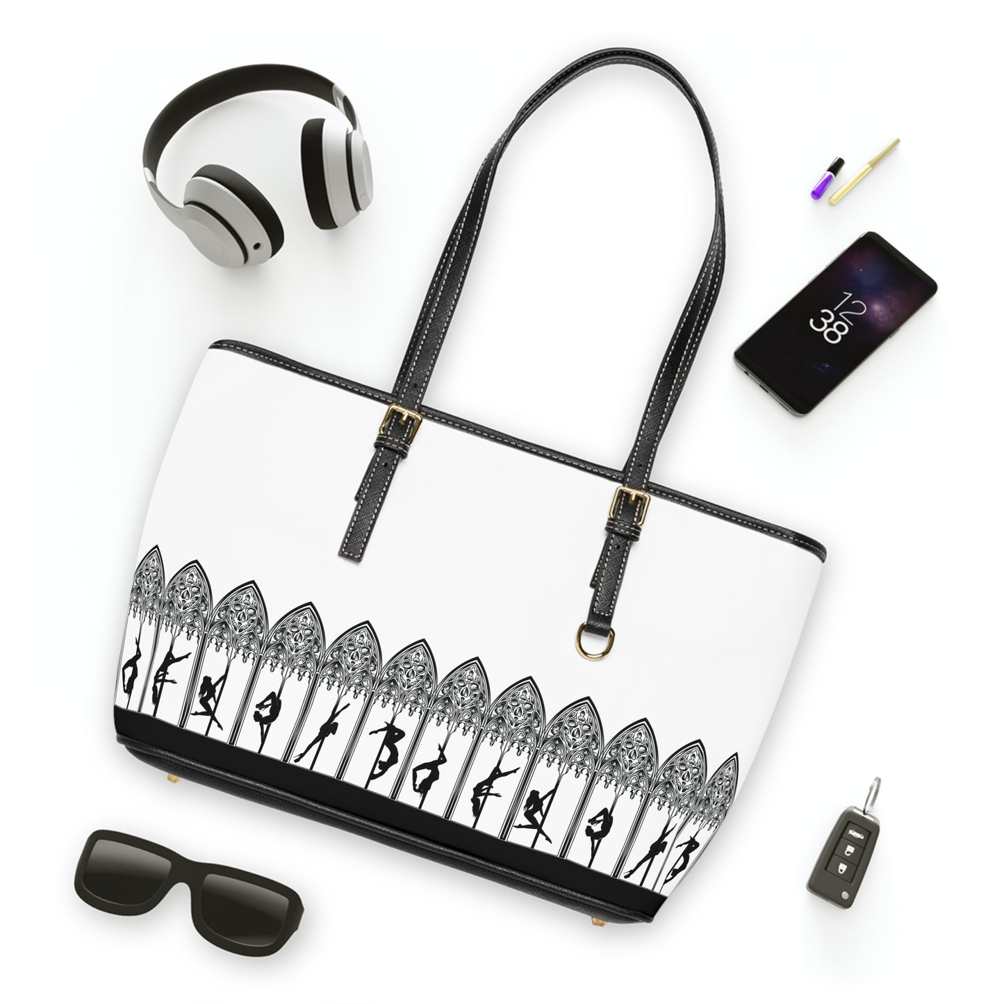 Heavenly Sins Leather Shoulder Bag